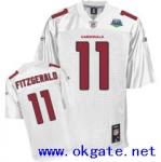 sell Arizona Cardinals Fitzgerald Youth White Reebok NFL Jersey,  $17 of each by paypal on www.okgate.net