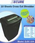Jual Paper Shredder SECURE EzSC-10A CROSS CUT