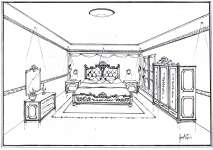 Sketsa Desain Kamar Set ( Bed Room)