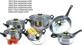 stainless steel cookware set SI-C26