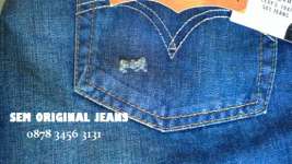 CELANA JEANS LEVI' S 501 KANCING KW SUPER ASLI