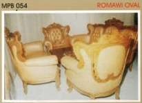 SOFA ROMAWI OVAL SET 3 + 1 + 1 + 1 ( CODE : MPB - 054 )