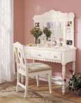 Meja rias Girly - White wash furniture