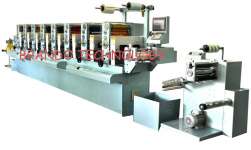 automatic Intermittence rotary adhesive label printing machine