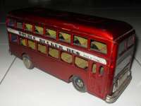 Tin Toys Double Decker Bus