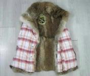 Juicy Couture fur waistcoat hot sale