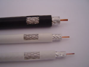 Coaxial Cable (RG59,  RG6,  RG11)