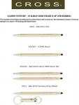 ( CROSS ) " Authorised Distributor for Indonesia " CLASSIC CENTURY 10K FILLED CROSS METAL PEN SOUVENIR / GIFTS/ PROMOTION