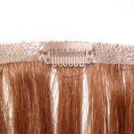 Clips on skin weft