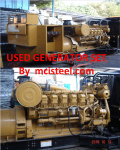 Generator Listrik bekas / Generator Industri bekas