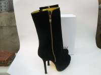 YSL double zipper boots