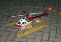 R/ C HELI ALIGN TREX 450 Sport w/ AS350 Heli Artist fuselage and Light,  ARF packet. Shiping cost not Incld.