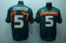 NCAA 5 Johnson Green Jerseys