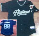 San Diego Padres # 88 Blanks Navy Blue Jersey