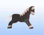 wooden toys (MY20-1009)-wooden horse