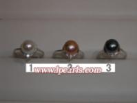 8.5-9mm freshwater jewelry pearl ring