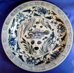 Yuan Dynasty Blue White Dish
