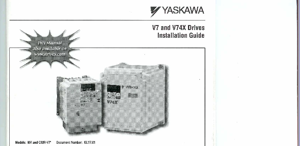Yaskawa Inverter CIMR-V7/ GPD315