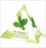 No.234.F 3D TRIANGLE CAR AIR FRESHENER