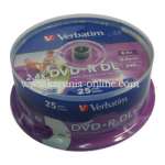DVD+ R DOUBLE LAYER VERBATIM PRINTABLE 8,  5GB