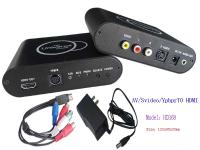 Ypbpr S-video and CVBS RCA Audio L/ R To HDMI Converter