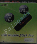 Digilink USB Modem Stick Pro,  HSDPA Up to 7,  2 Mbps ,  Plug & Play