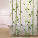 Plastic shower curtain XC106