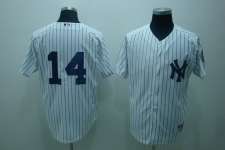 Yankees #14 Granderson white