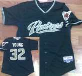 San Diego Padres # 32 Chris Young Navy Blue Jersey