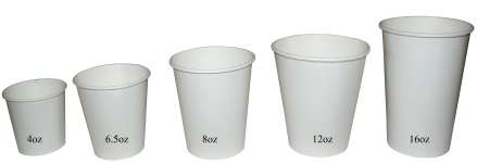 Hot Cup and Cold Cup Single Wall Plain