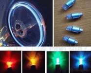 Flashing LED Tyre Light / Tutup pentil LED
