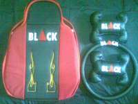 Sandaran Jok Full Black set