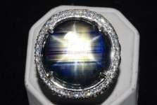 Super Big Size + Face Un Heat Blue Safir Star TOP ( SPS 102)