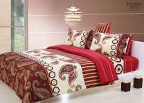 Sprei Kendra Platinum ( Paradise-red)