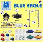 Blue eagle safety/ bump cap/ faceshield visor/ emergency eyewash shower/ dust goggle/ safety belt harness/