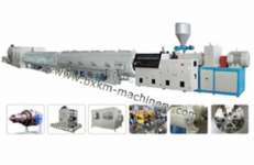 PVC single pipe production line