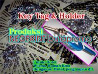 Key Tag & Holder (untuk kamar Hotel,  Penginapan,  Kost,  Bungalow dll)