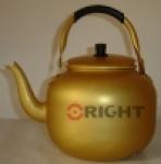 Aluminum golden kettle, kettle, tea kettle, kitchen appliance, water kettle, kitchenware, teapots