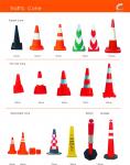 Traffic cone Rubber or PVC material