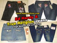 Ed hardy men ,  True Religion ,  Evisu jeans , Rock and Republic 2008 new models hot sale