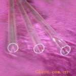 transparent quartz tube