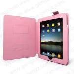 IPAD leather case pink