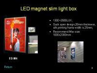 Edlite Magnet LED slim light box-ED-M3