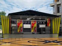 Desain panggung di Bandung Super Mall