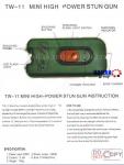 supervoltage self-defensive flashlight/electric shock LED torch/ stun gun NO.TW11