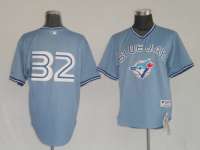 Toronto Blue Jays 32 Roy Halladay Blue Replica Jersey