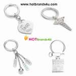 key chains,  sterling silver jewelry ring keys