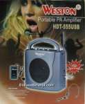WESTON HDT-555USB Mini Amplified Portabel Speaker