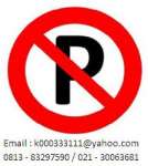 Marka Jalan No Parking Sign,  Hp: 081383297590,  Email : k000333111@ yahoo.com