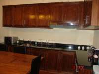 Kitchen set kayu solid jati atau sungkai